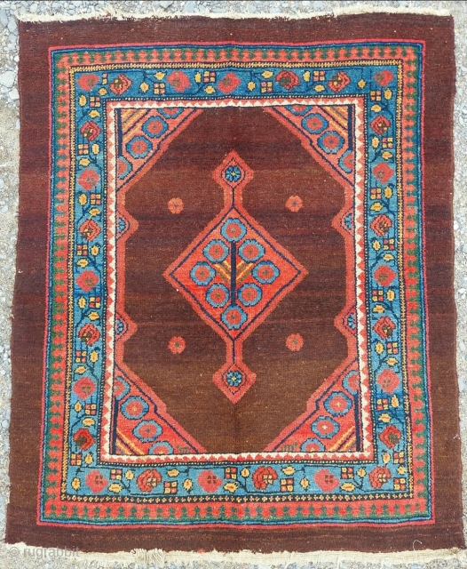 19th.Century Persian Melayer Rug size: 102 x 123 cm                        