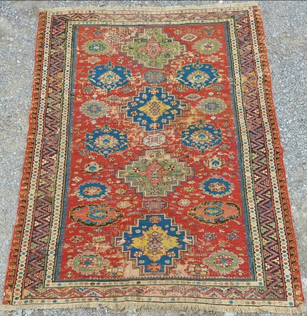 Mid19th Century Caucasian Sumac size: 150 x 190 cm                        