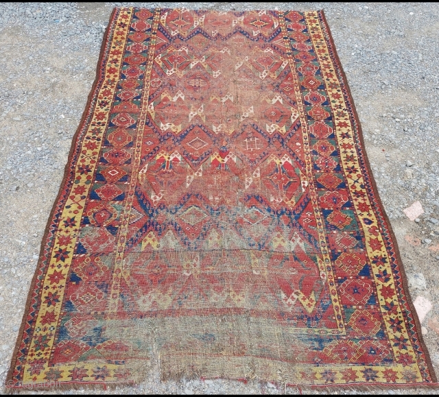 19th. Century Ersari Fragment size:150x235 cm                           