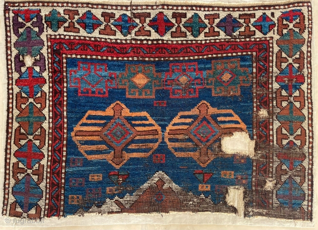 Early 19th Century Anatolian Kurdish Fragment  size 117x86                        