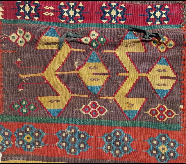 Circa 1850 Anatolian Kilim size: 75 x 385 cm                        