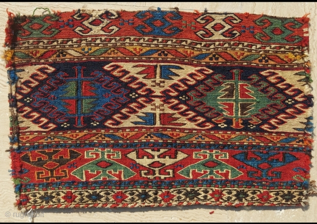 19th.Century Shahsavan Sumak size: 32 x 47 cm                         