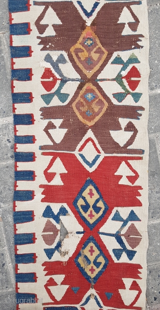 Anatolian Kilim border size 32×370                            