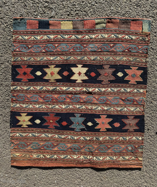 Antique north west Persian bagface. 19th century. 57x50cm. Enquiries-owenrugs@gmail.com                        