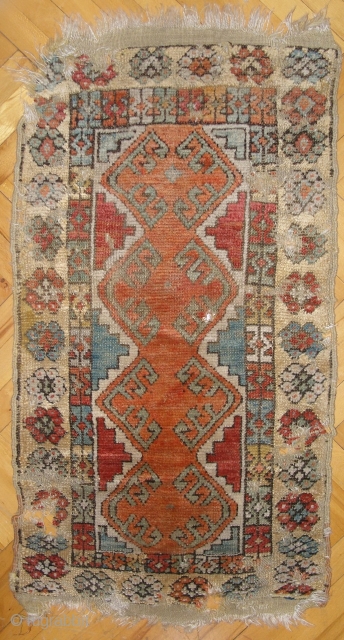 Central Anatolian yastik 107cm x 56cm.                           