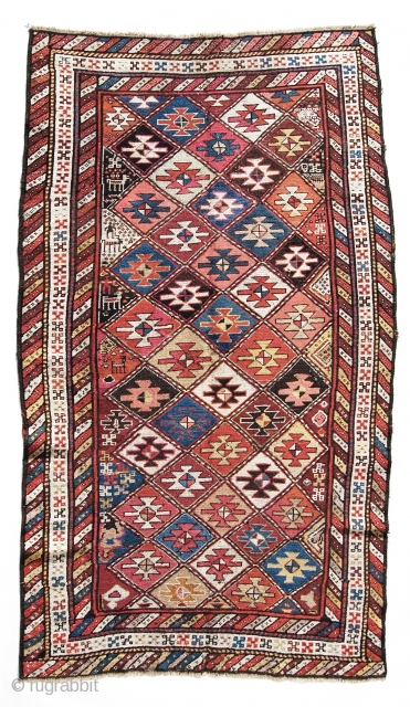 Old Kurdish rug, nice design,animals ,people 
Size:230*130
p.cat                          