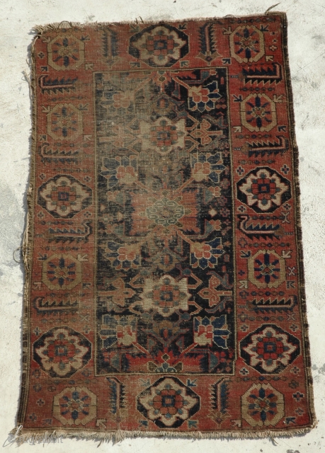 I think this is An Antique Baluch rug 19th century
size is 155 x 94                   