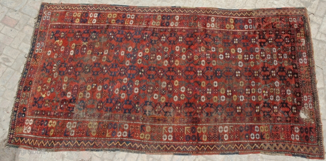 An Unusual Kyrgyz or Uzbek rug 1880
size is 350 x 183 cm


                     