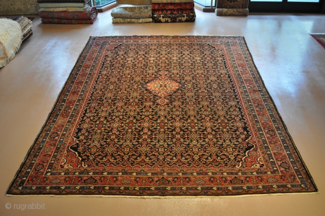 Large Antique Persian Rug.
Circa 1900 Handmade Vintage Persian Rug.
Please Visit link bellow.
http://elegantorientalrugs.com/antique-rugs/10-x-14-vintage-palace-size-persian-hamadan-circa-1920-s-rug-3937                     