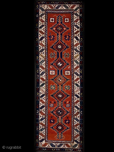 Kazak Runner. Approx. 3.3 x 10.0                           