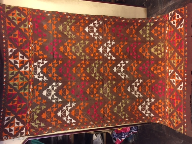 phulkari from east Punjab which belongs to India (east Punjab presently in India now and west Punjab presently in Pakistan) with very good design on it and it was used by the  ...