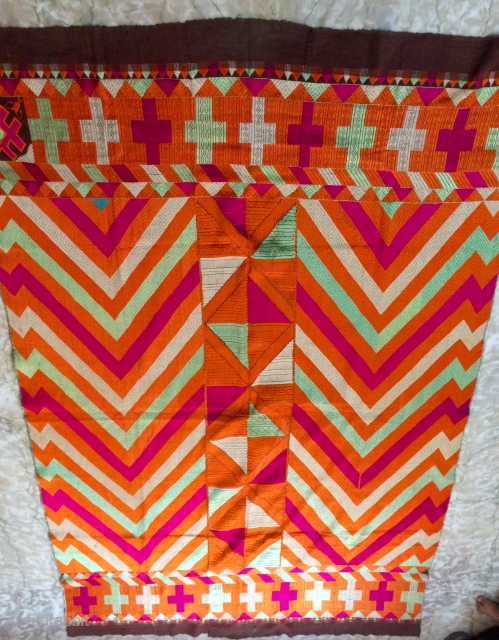 Phulkari Bagh from east Punjab India in very good and mint condition without any damage with with beautiful design              