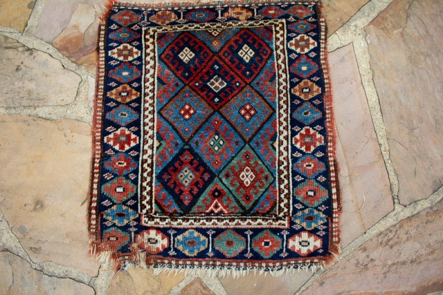 A conditionally challenged Jaf Kurd Bagface with great all-natural saturated colors. It measures 2x2.3 Ft in size.

Please message me for more information or to make an offer.  

It's reasonably priced just  ...