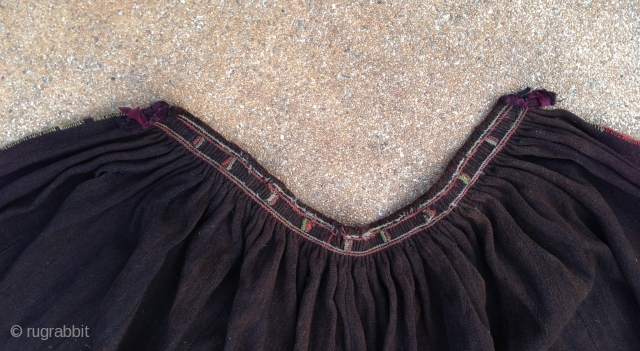 beautiful abrashed natural brown wool cape from the nuosu people- a subbranch of the yi group- northern yunnan, early 20th century. good condition with one old patch and couple of tiny holes.very  ...