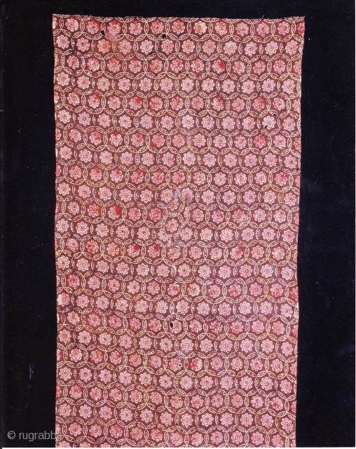 Indian Trade textiles 010, Basta, Block-prints, For the Indonesian market, plays important role as a ceremonial cloth, early 19th century, good condition. Price on request.
        