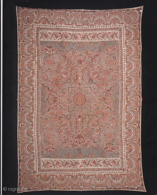 Indian Trade textiles 005 - Coromandel Coast, ceremonial cloth and sacred heirloom traded to Indonesia, 18-19th century, very good condition. Price on request.          