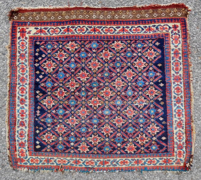 Late 19th c. Southwest Persian bagface. Very good condition. Uncommon type. Just professionally cleaned. Very silky pile!                