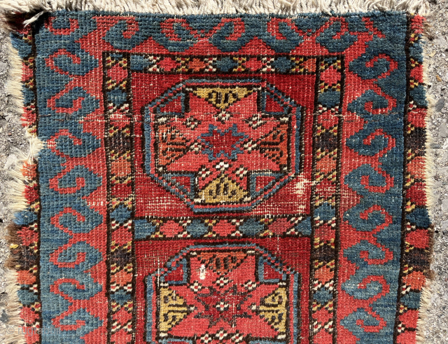 Rare mid 19th c. central asian panel. 16" x 40". Uzbek? From an important collection. I have not seen another like it. i just washed it today. Pristine clean! Quite nice! Email:  ...
