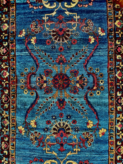 Stunning c. 1870 Persian Lillihan small rug. 26"x47". Super fine weave. Please email: patrickpouler@gmail.com