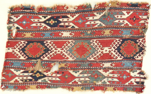 Caucasian mafrash panel > cotton whites > c. 1870                        