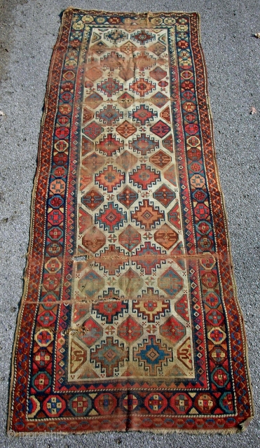 Early 19th Shahsavan long rug                            