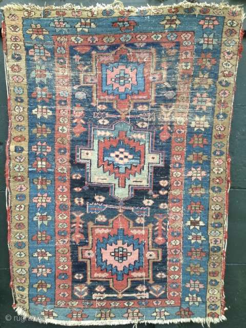 Old Karadjeh/Karajeh, nice colors, as found.

103x145 cm
3'5''x4'9''

                          