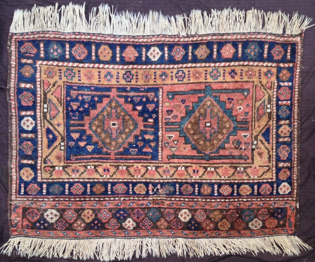 Kurdish large Juval, Jaf. 105x76 cm 
Small repair (last two pictures)                      