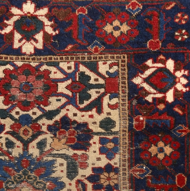 "Just living is not enough... one must have sunshine, freedom, and a little flower." Hans Christian Andersen Baluch rug, North-east Persia, 19th century, a real mastperpiece of its kind. All organic, deeply  ...