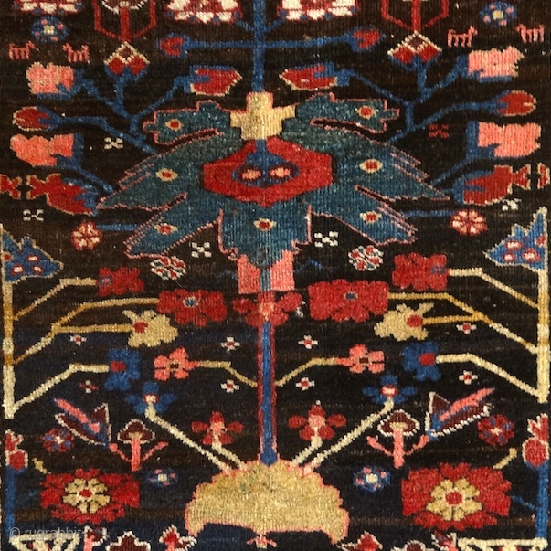 "Seek art and abstraction in nature by dreaming in the presence of it." Paul Gauguin, Kurdish rug, Persia, 19th century. A real dramatic & abstract and visionary work of art. Reminds me  ...