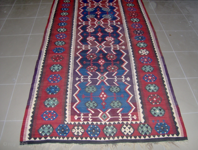 Anatolian Konya Obruk Kilims 
1.35 cm x 4.55 cm                        