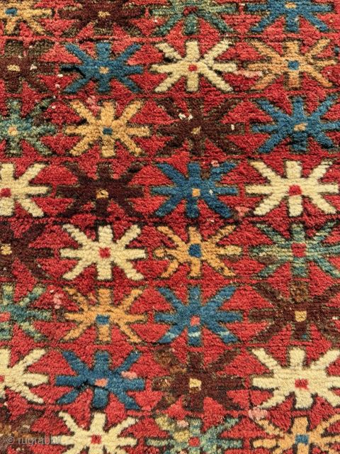 North west persian pile bag face, 54 x 53 cm. Email: peparethos@xsmail.com