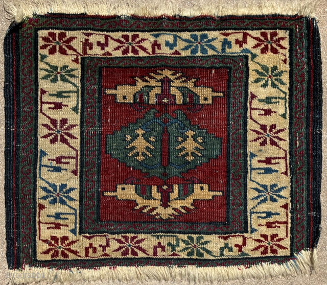 Caucasian pile bag face, 61 x 48 cms. Email: peparethos@xsmail.com                       