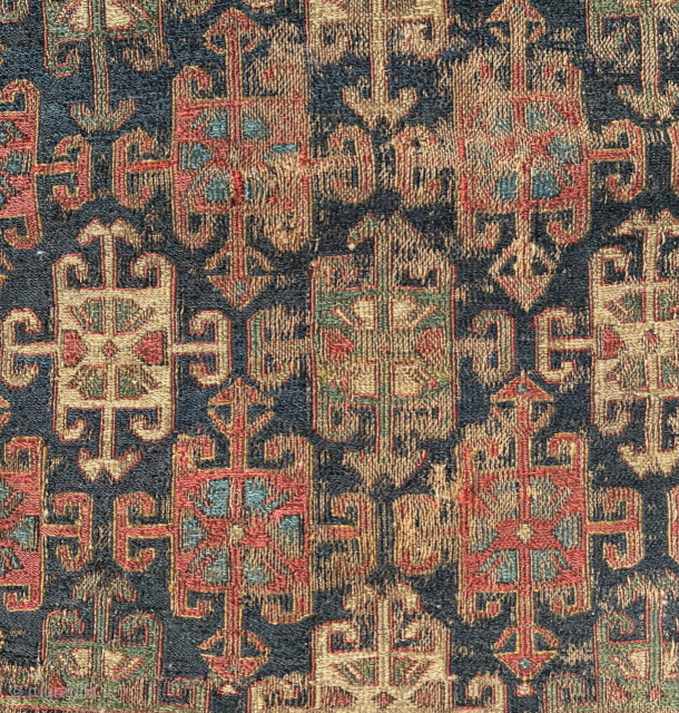 Shahsavan sumak khorjin face, 54 x 47 cm, old and noble, and has enjoyed a real life of lived tribal experience. Email: peparethos@xsmail.com