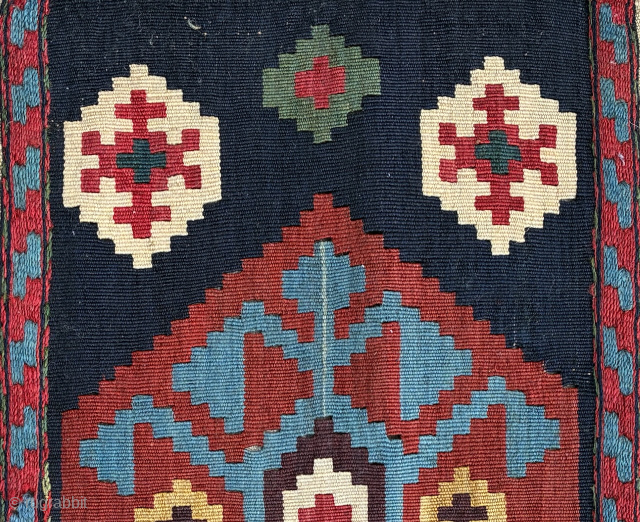 Shahsavan mafrash panel, 54 x 53 cm. Email: peparethos@xsmail.com