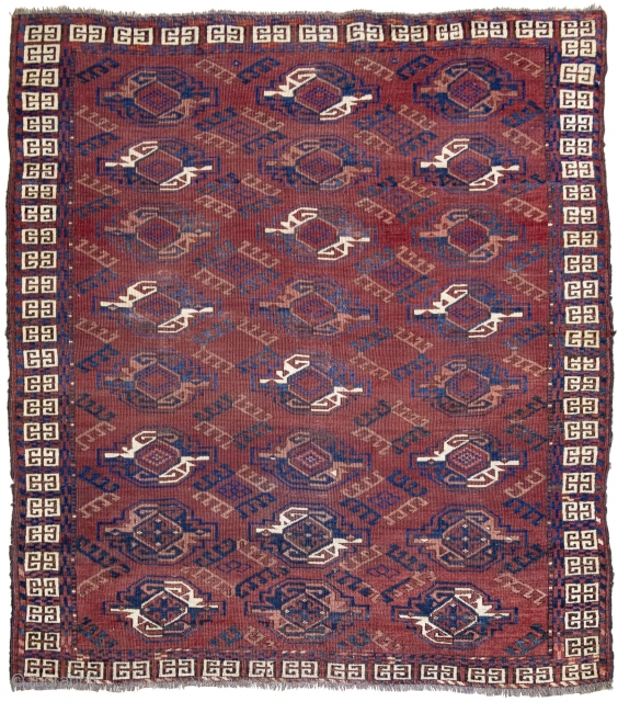 Kizyl Ayak Turkmen ensi  Timothy McCormack Collection, 4'3"x4'9"                        