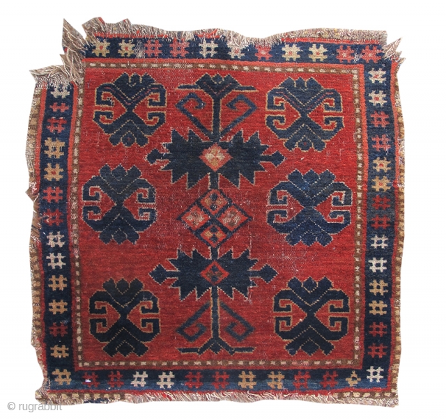 Kyrgyz bagface
Late 19th C, size is 2'2"x2'0", inv#16858                         