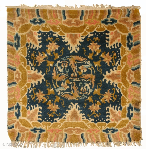 Beautiful early 19th Century Ningxia mat                           