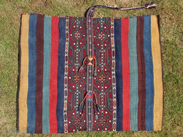 Antique kurdish Ala Cuval, Malatya, complete. Very colorful tribal item. Please ask for more information.                  