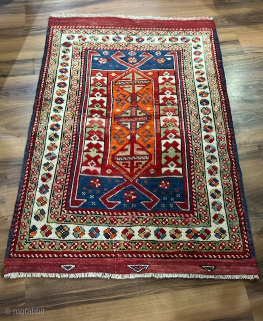 Anatolian Nomadic Balikesir Kozak Rug                            