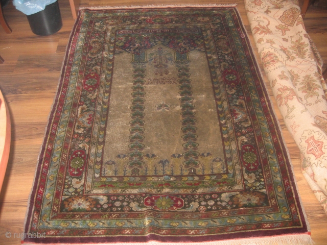 Flosch Prayer rug 19 th                            