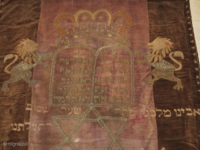 jewish torah scroll cover                             