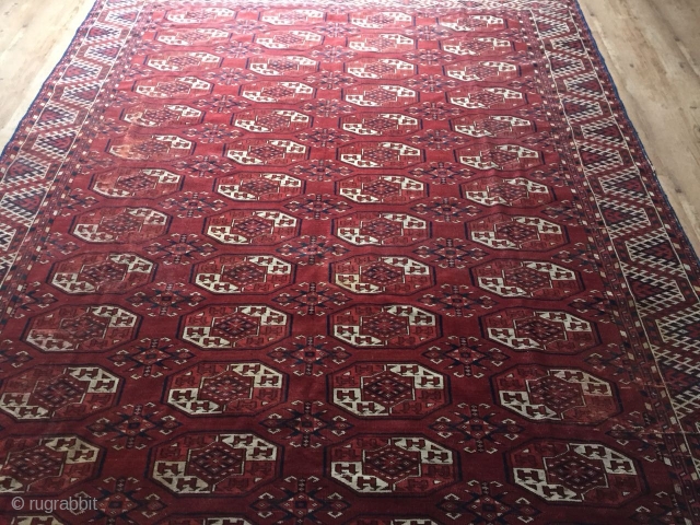 TURKMEN KIZILAYAK 2,00 BY 3,00 METER VERY FINE CARPET                        