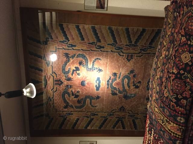 Antik China Dragon Carpet                             