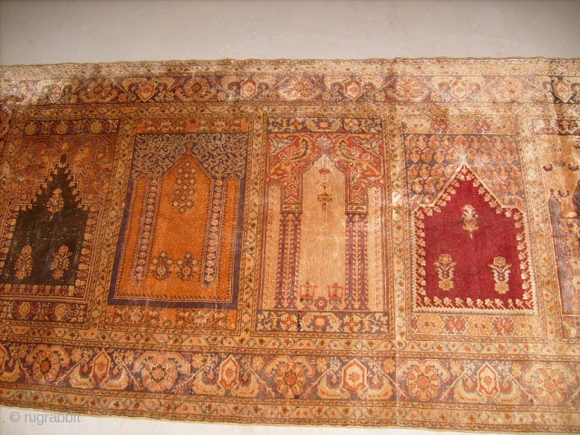 Name:Keysari Silk Runner
Category:Anatolian
Origin:Turkish
Age:Late 19th century
Dimensions:94cmX306cm
Composition:Silk
Condition:Very good ,original no repairs
                        