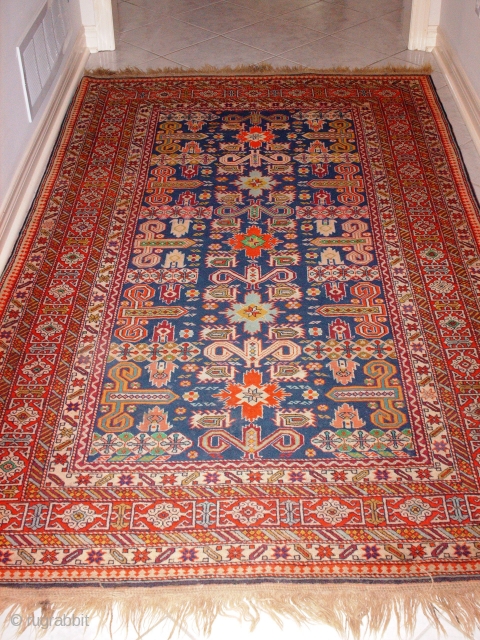Name:      Perpedil

Category:  Caucasian

Origin:    Azerbaijan

Age:       1950th

Description: Azerbaijan Perpedil Kuba Rug

Dimension:   135 x 230 cm

Composition: 100% wool  ...