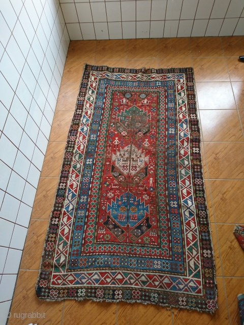 Kaukázusi szőnyeg, Kazak Caucasian rug                            