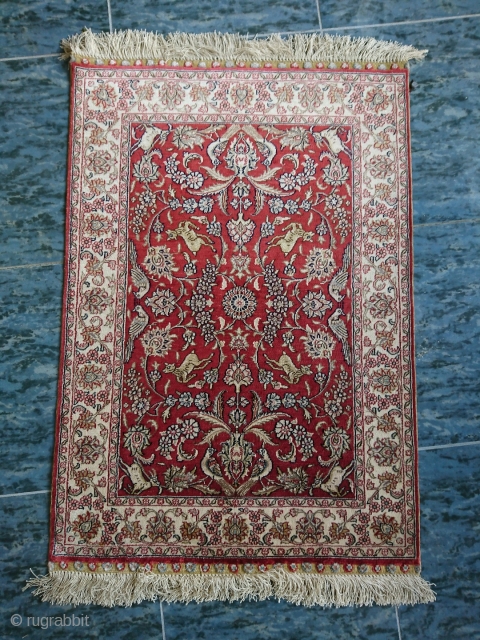 hereke   63x93cm  silk                           