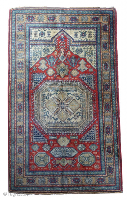 Authentic Caucasian Kazakh rug circa 1960 from Azerbaijan c. 167 x 98 cm

This unique handmade rug dates to the second half of the 20th century - (1960-1970). 
It is in an excellent  ...