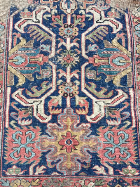 Northwest Persian Afshan design rug.                            