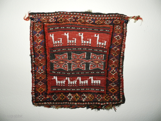 Chanteh Maymeh of Bakhtiari, Natuurlijke kleuren en zeer goed condition.size; 28x28 cm                     